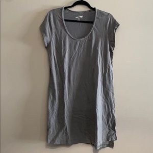 Juniors Grey T-shirt Dress